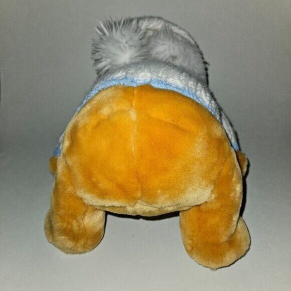 Disney Store Winnie the Pooh Plush Blue White Snowflake Sweater Winter Holiday - Picture 8 of 9